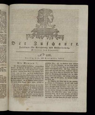 No. 136 - 12. November 1822