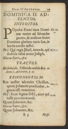 Dominica II. Adventus.