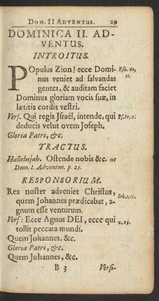 Dominica II. Adventus.