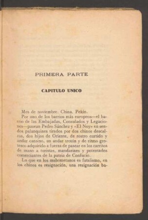 Capítulo único