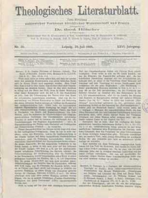 353-354 [Rezension] Driver, Samuel R., The Book of Genesis