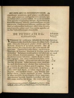 263-270, De Potestate Ecclesiastica