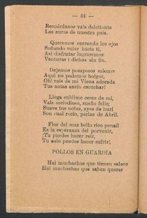 Pollos en guardia