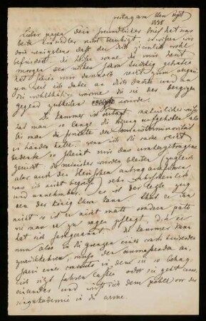 Brief von Herman Grimm an Wilhelm Grimm