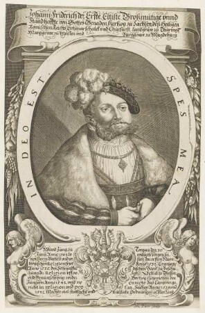 Bildnis des Johann Friderich des Ersten zu Sachsen