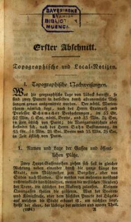 Lübeckisches Adressbuch. 1834