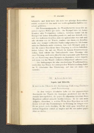 IV. Abschnitt.