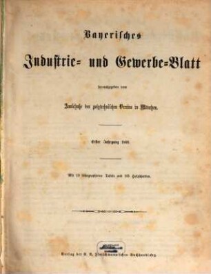 Bayerisches Industrie- und Gewerbeblatt, 55 = 1. 1869
