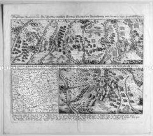 Schlacht bei Münster und Stadtlohn zwischen Herzog von Braunschweig und Tilly, 4. bis 6. August 1623 (aus Theatrum Europaeum, Bd. I)