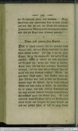 Neun und zwanzigstes Kapitel