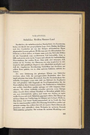 9. Kapitel Südafrika: Weißen Mannes Land