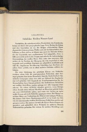 9. Kapitel Südafrika: Weißen Mannes Land