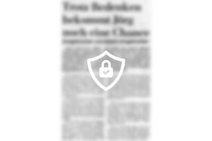 Trotz Bedenken bekommt [Name maskiert] eine Chance
