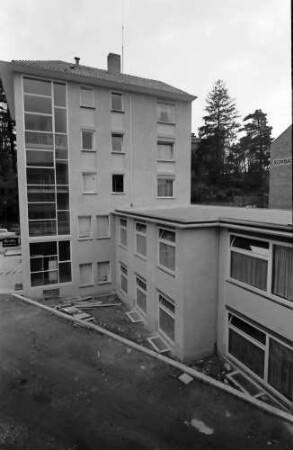 Freiburg: Berlitz Schule; Außenansicht der Berlitz Schule, Rückansicht