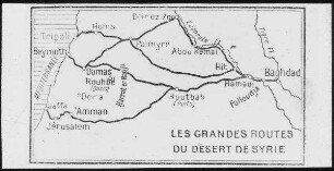 Große Reisewege in d. Syr. Wüste