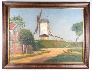 K. O. Matthaei: Die Mühle in Neuhaus an der Oste (um 1910)
