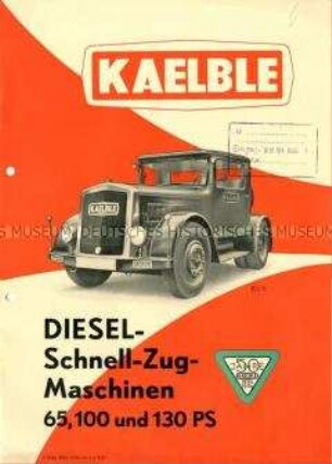 Diesel-Schnellzugmaschine