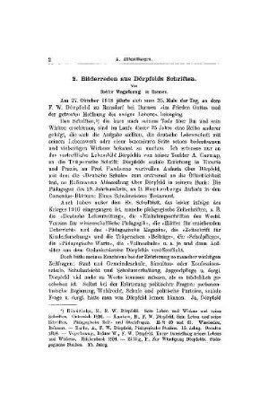 Bilderreden aus Dörpfelds Schriften