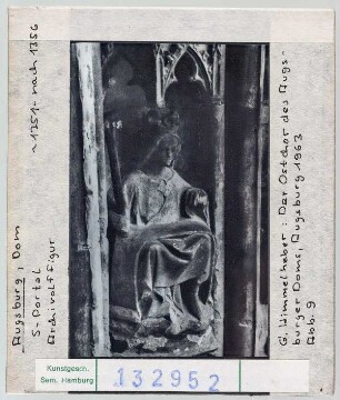 Augsburg, Dom: Südportal, Archivoltfigur
