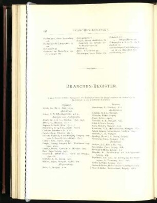 Branchen-Register