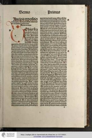 Incipit expositio venerabilis Bernardi abbatis Clarevallis in cantica canticorum.