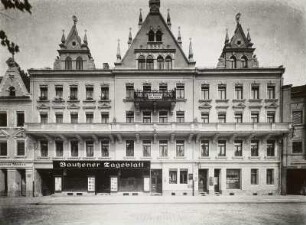 Bautzener Tageblatt, Hauptgebäude, Bautzen, 1921