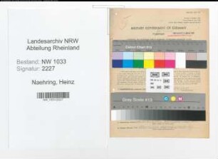 Entnazifizierung Heinz Naehring , geb. 22.02.1922 (Polizist)