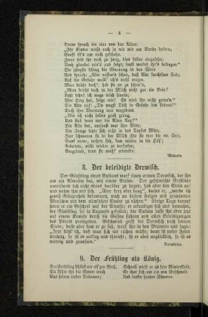 9. Der Frühling als König.