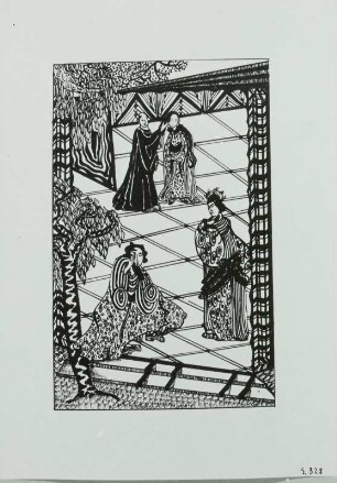 Illustration zu "Prinz Genji"