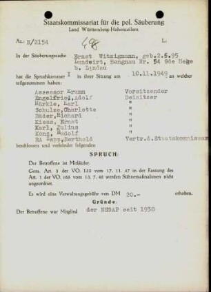 Witzigmann, Ernst