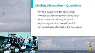 8th International Airborne Wind Energy Conference - Conference Closing Panel discussion: Conference Closing Panel, 17:00-17:40, Wednesday, 16 October 2019