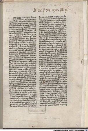 Bulla 'Tandem ascensurus' : Rom, 1478.03.21