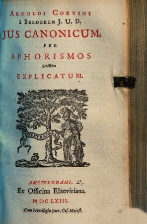Ius canonicum per aphorismos strictim explicatum