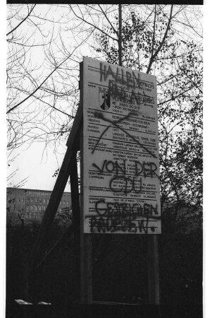 Kleinbildnegativ: Spreewaldplatz, 1982