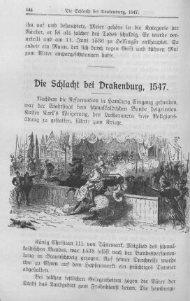 Die Schlacht bei Drakenburg, 1547.