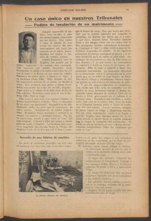 Incendio de una fábrica de muebles