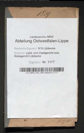 Erblasser: Siekmeier, Carl Friedrich: