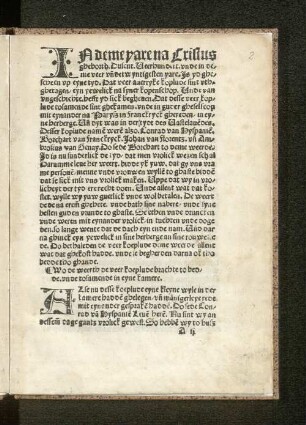 [Eyne schöne Hystorie van veer koepluden. vnde eyner thuchtigen vramen vrouwe[n]]