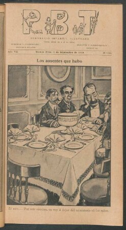 Los ausentes que hubo - [Caricatura]