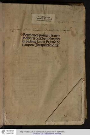 Sermones Pomerii de tempore