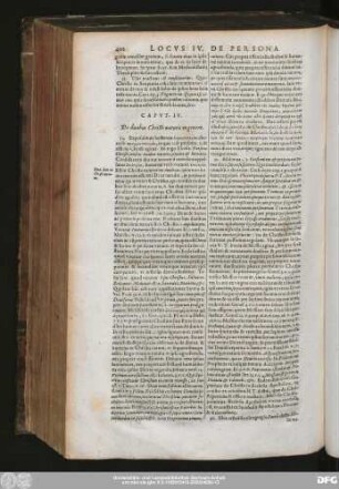 Caput IV. De duabus Christi naturis in genere.
