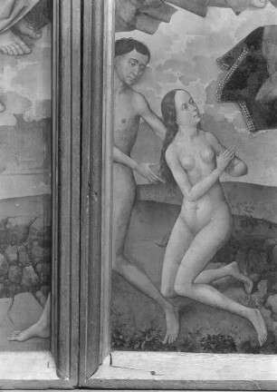 Linker Altarflügel, Detail: Auferstehung der Erlösten