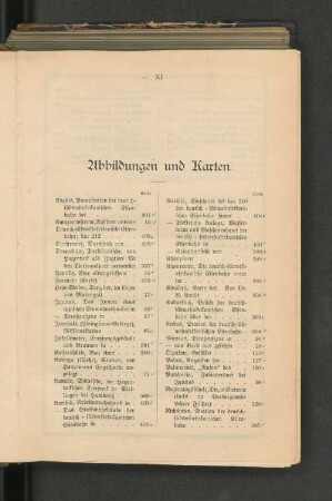 Abbildungen und Karten.