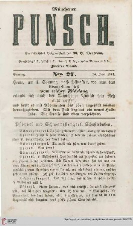 Nro. 27 (14. Juni 1849)