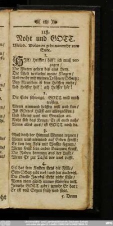 118. Noht und Gott.