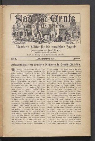 Nr. 1. Januar 1917