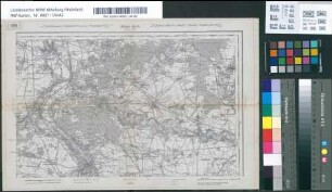 Karte von Frankreich 1:80.000. Gruppe II: Melun 65 B. [Kartographische Abtheilung der Königl. Preuss. Landes-Aufnahme]