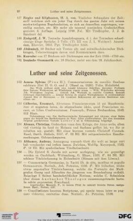 Luther und seine Zeitgenossen (Nr. 152-359)