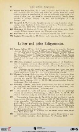 Luther und seine Zeitgenossen (Nr. 152-359)