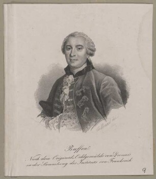 Bildnis des Georges Louis Le Clerc de Buffon